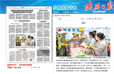 乐天使西北集团珑樾府项目高温慰问——《陕西日报》